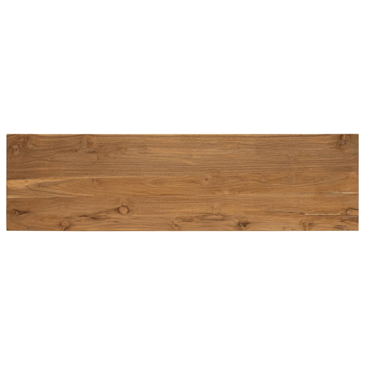 vidaXL Έπιπλο τηλεόρασης 110 x 30 x 40 cm Φυσικό Στερεό Ξύλο Τίκ
