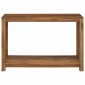 vidaXL Τραπέζι κονσόλας Φυσικό 110 x 35 x 75 cm Στερεό Ξύλο Τίκ