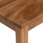 vidaXL Τραπέζι κονσόλας Φυσικό 110 x 35 x 75 cm Στερεό Ξύλο Τίκ