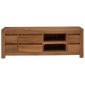 vidaXL Έπιπλο τηλεόρασης 110 x 30 x 40 cm Φυσικό Στερεό Ξύλο Τίκ