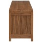 vidaXL Έπιπλο τηλεόρασης 110 x 30 x 40 cm Φυσικό Στερεό Ξύλο Τίκ