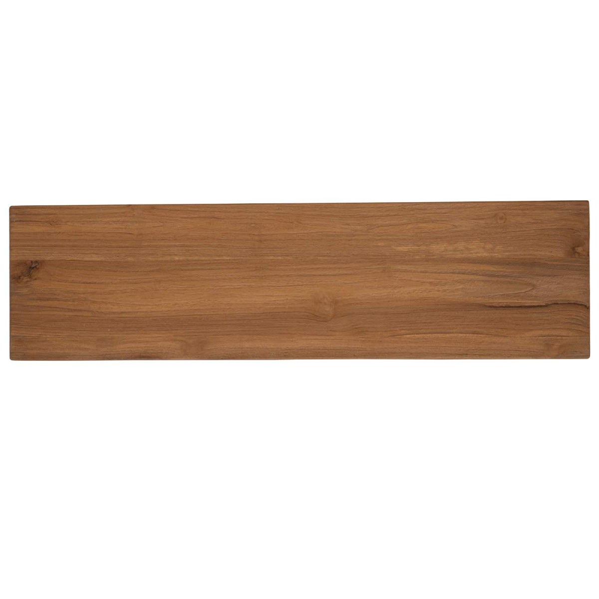 vidaXL Έπιπλο τηλεόρασης 110 x 30 x 40 cm Φυσικό Στερεό Ξύλο Τίκ