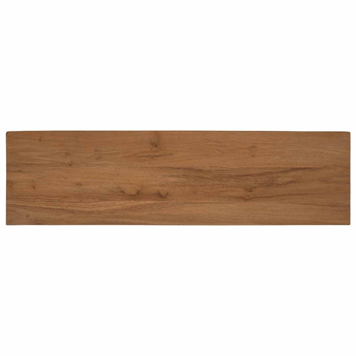 vidaXL Ντουλάπι TV 110 x 30 x 35 cm Φυσικό Στερεό Ξύλο Τίκ