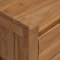 vidaXL Ντουλάπι TV 110 x 30 x 35 cm Φυσικό Στερεό Ξύλο Τίκ