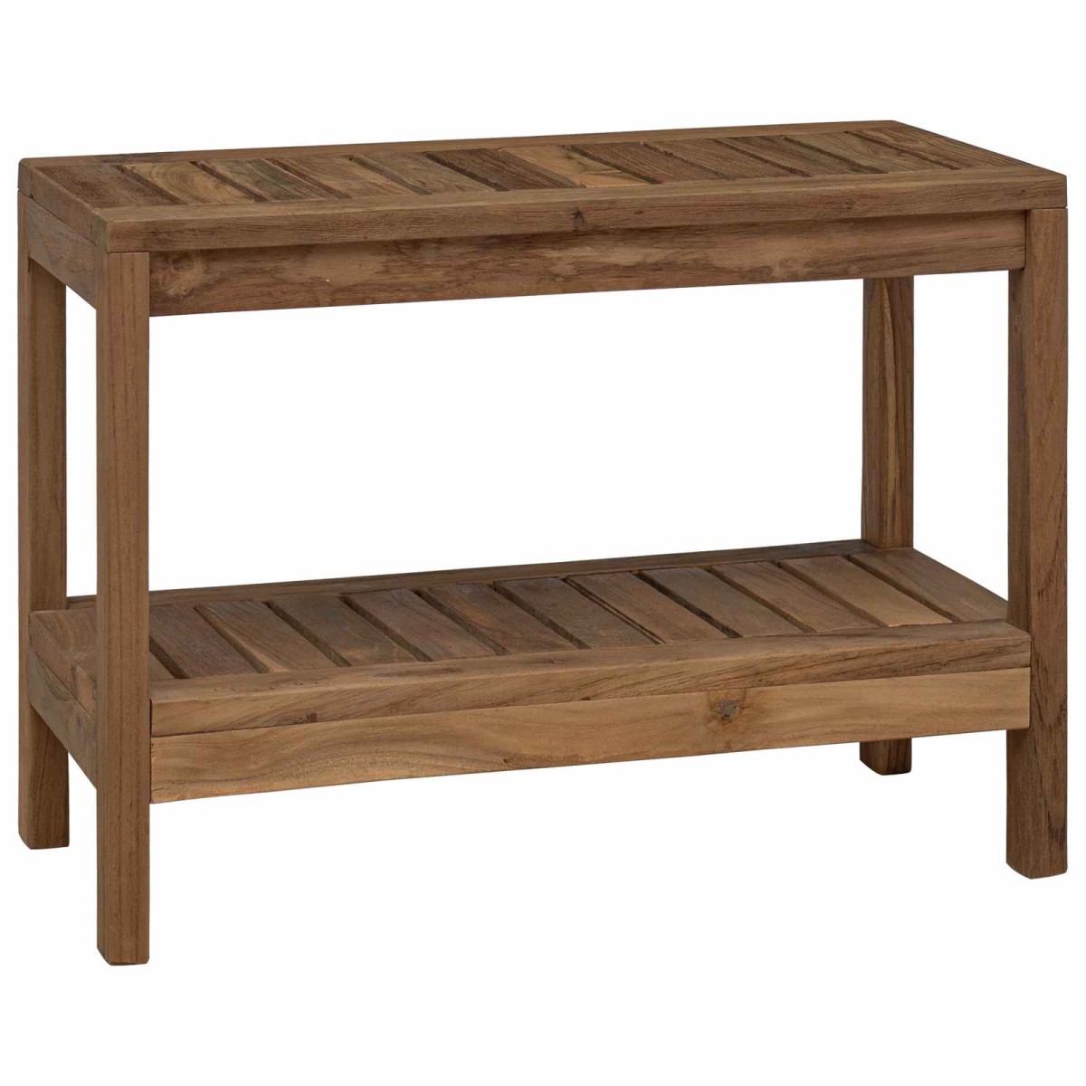 vidaXL Τραπέζι Πλευρικής Μπανιέρας Φυσικό 60 x 30 x 45 cm