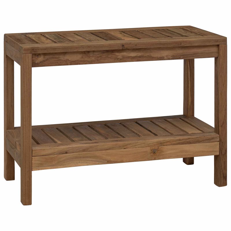 vidaXL Τραπέζι Πλευρικής Μπανιέρας Φυσικό 60 x 30 x 45 cm