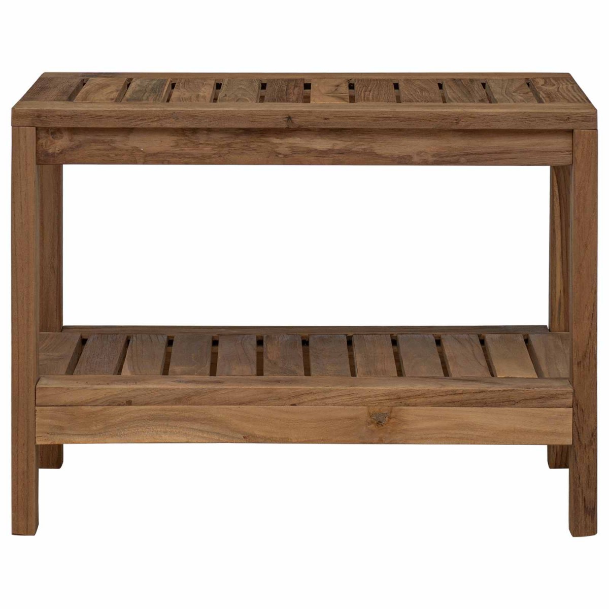 vidaXL Τραπέζι Πλευρικής Μπανιέρας Φυσικό 60 x 30 x 45 cm