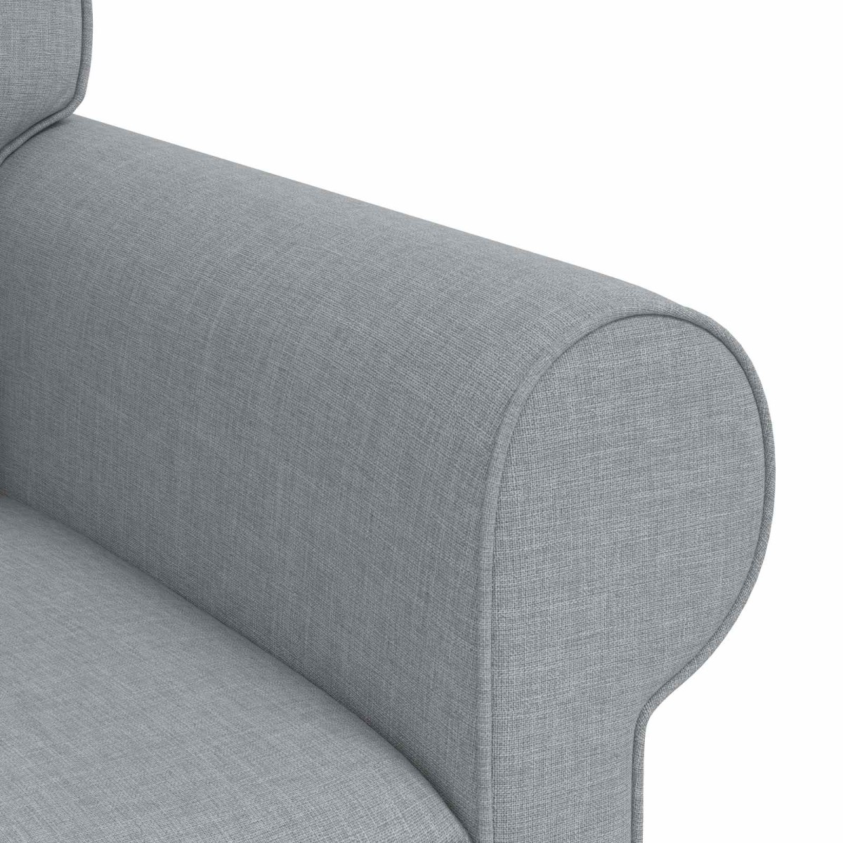 vidaXL Καναπές Ανοιχτό γκρι 95 x 82 x 80 εκ ύφασμα