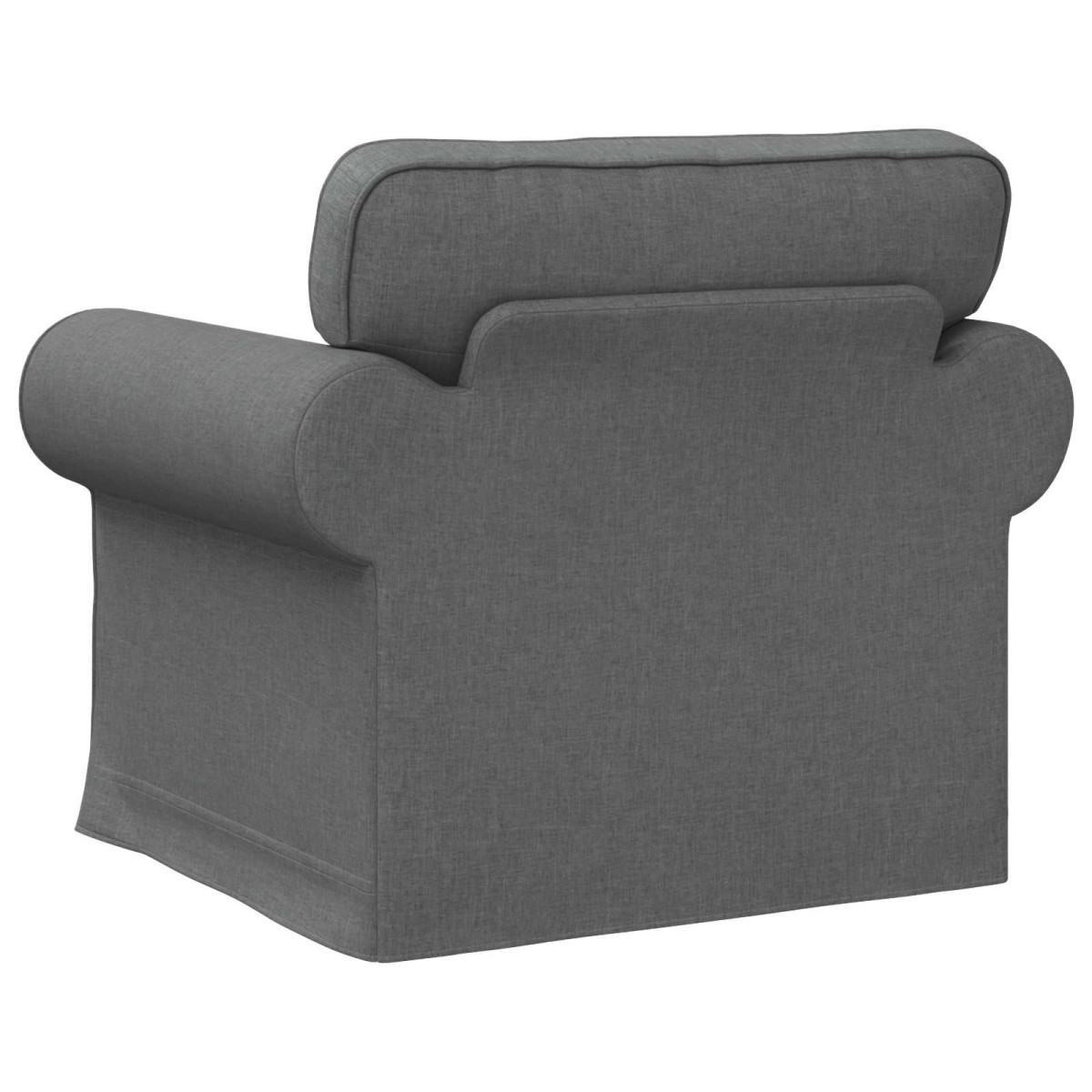 vidaXL Καναπές Σκούρο Γκρι 95 x 82 x 80 εκ ύφασμα