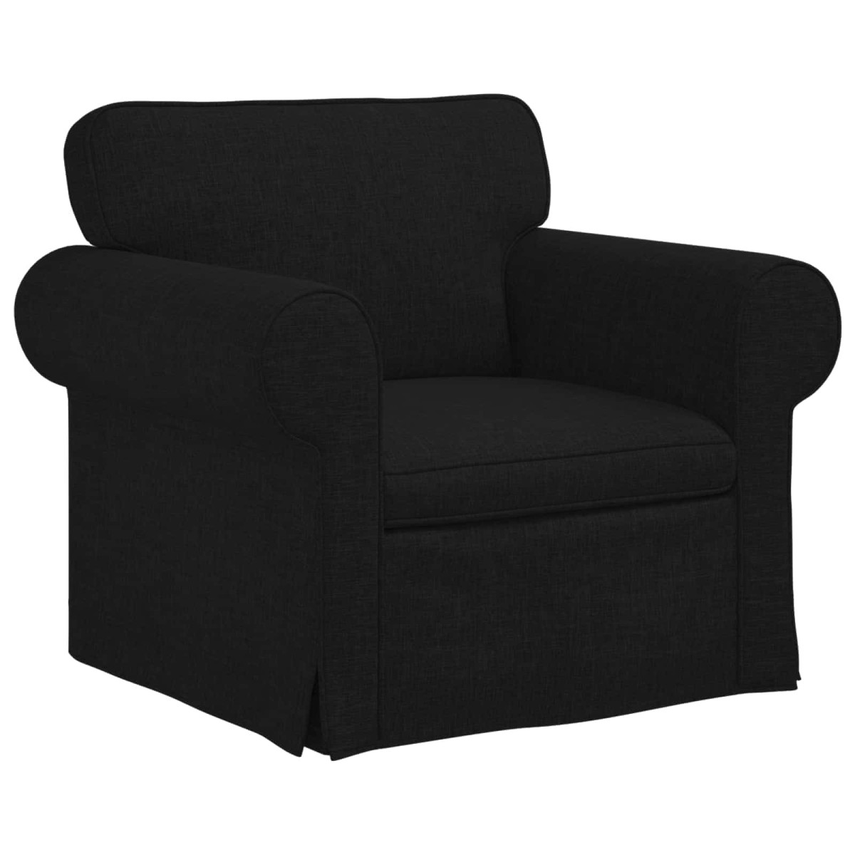 vidaXL Καναπές Μαύρο 95 x 82 x 80 εκ ύφασμα