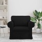 vidaXL Καναπές Μαύρο 95 x 82 x 80 εκ ύφασμα
