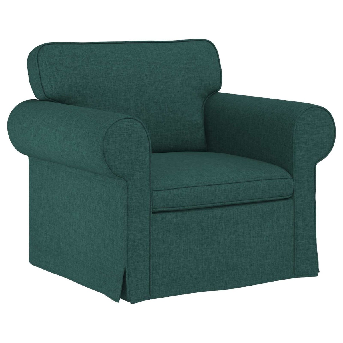 vidaXL Καναπές Σκούρο Πράσινο 95 x 82 x 80 εκ ύφασμα