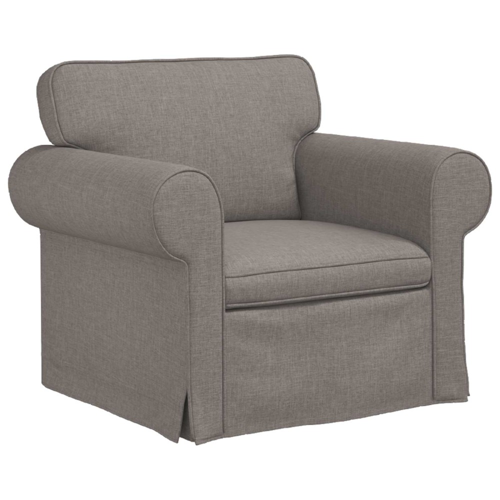 vidaXL Καναπές Taupe 95 x 82 x 80 εκ ύφασμα