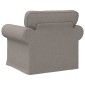vidaXL Καναπές Taupe 95 x 82 x 80 εκ ύφασμα