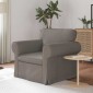 vidaXL Καναπές Taupe 95 x 82 x 80 εκ ύφασμα