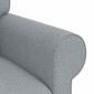 vidaXL Καναπές Ανοιχτό γκρι 155 x 82 x 80 εκ ύφασμα