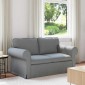 vidaXL Καναπές Ανοιχτό γκρι 155 x 82 x 80 εκ ύφασμα