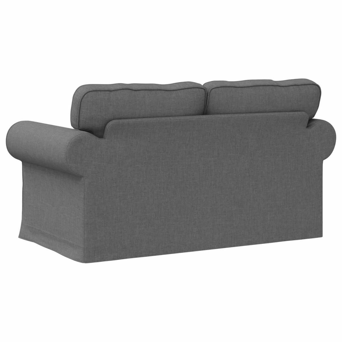 vidaXL Καναπές Σκούρο Γκρι 155 x 82 x 80 εκ ύφασμα