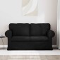 vidaXL Καναπές Μαύρο 155 x 82 x 80 εκ ύφασμα