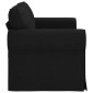 vidaXL Καναπές Μαύρο 155 x 82 x 80 εκ ύφασμα