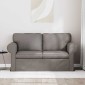vidaXL Καναπές Taupe 155 x 82 x 80 εκ ύφασμα