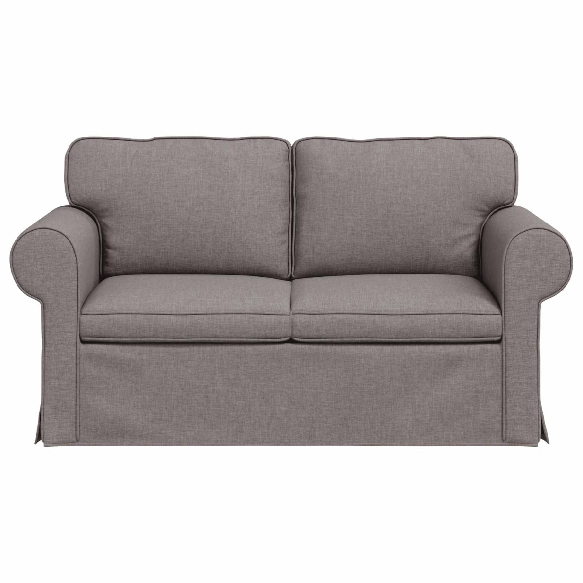 vidaXL Καναπές Taupe 155 x 82 x 80 εκ ύφασμα