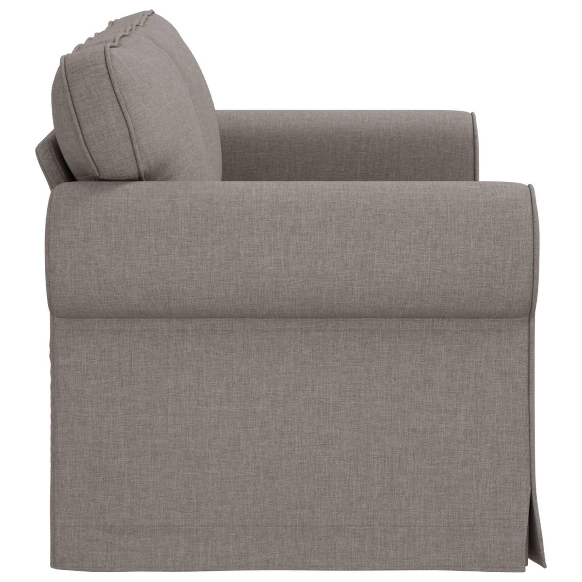 vidaXL Καναπές Taupe 155 x 82 x 80 εκ ύφασμα