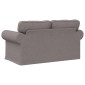 vidaXL Καναπές Taupe 155 x 82 x 80 εκ ύφασμα