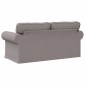 vidaXL Καναπές Taupe 175 x 82 x 80 εκ ύφασμα