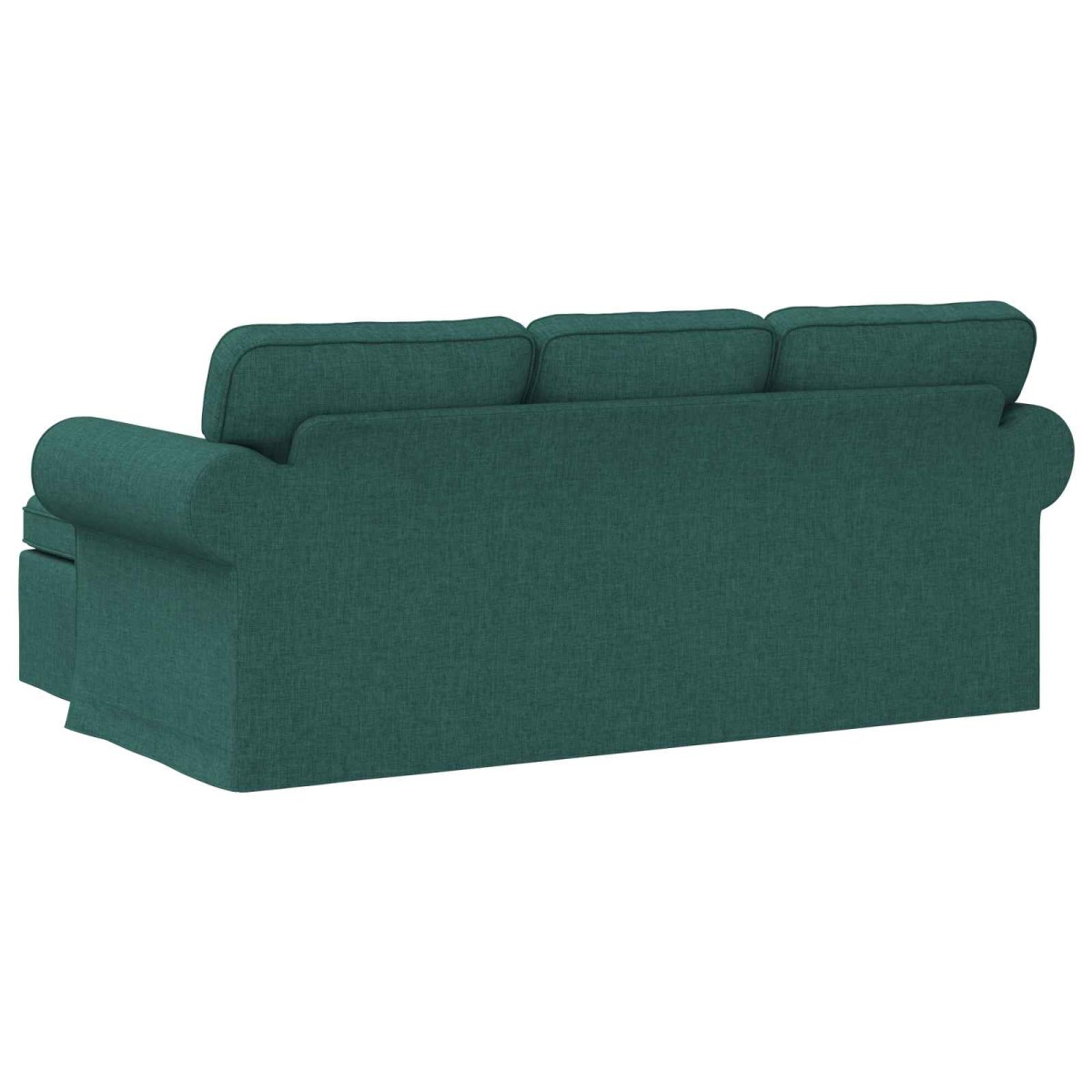 vidaXL Καναπές Σκούρο Πράσινο 195 x 138 x 80 εκ ύφασμα