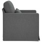vidaXL Καναπές Σκούρο Γκρι 78 x 78 x 80 εκ. ύφασμα