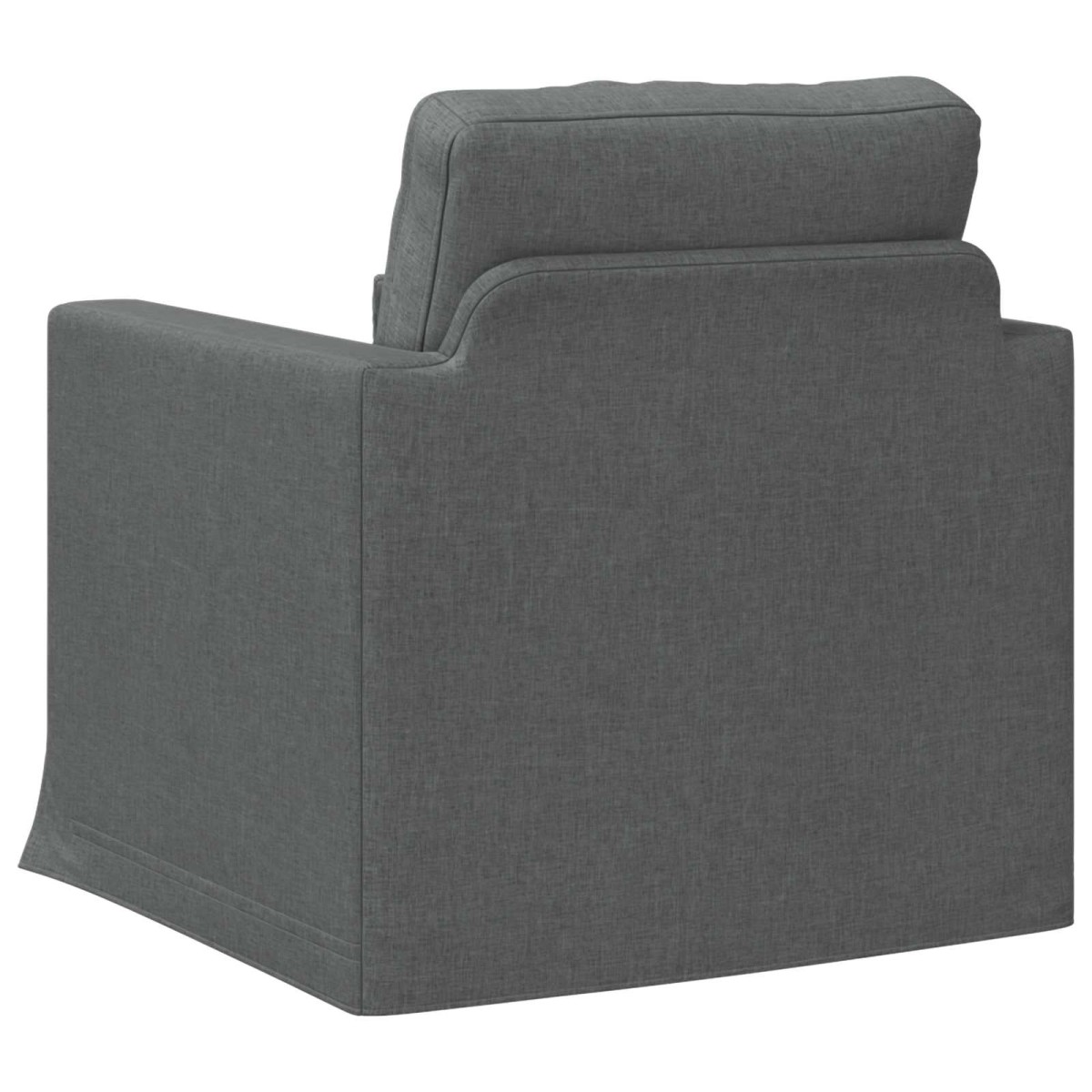 vidaXL Καναπές Σκούρο Γκρι 78 x 78 x 80 εκ. ύφασμα