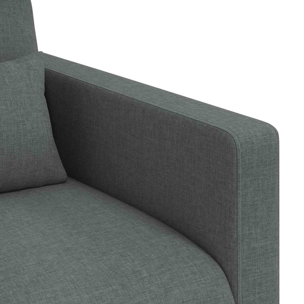 vidaXL Καναπές Σκούρο Γκρι 78 x 78 x 80 εκ. ύφασμα