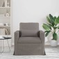 vidaXL Καναπές Taupe 78 x 78 x 80 εκ. ύφασμα