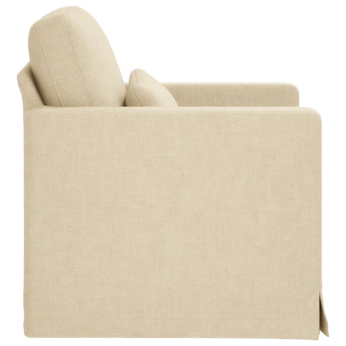 vidaXL Καναπές Κρεμ 78 x 78 x 80 εκ. ύφασμα