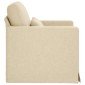 vidaXL Καναπές Κρεμ 78 x 78 x 80 εκ. ύφασμα