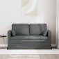 vidaXL Καναπές Σκούρο Γκρι 139 x 78 x 80 εκ ύφασμα
