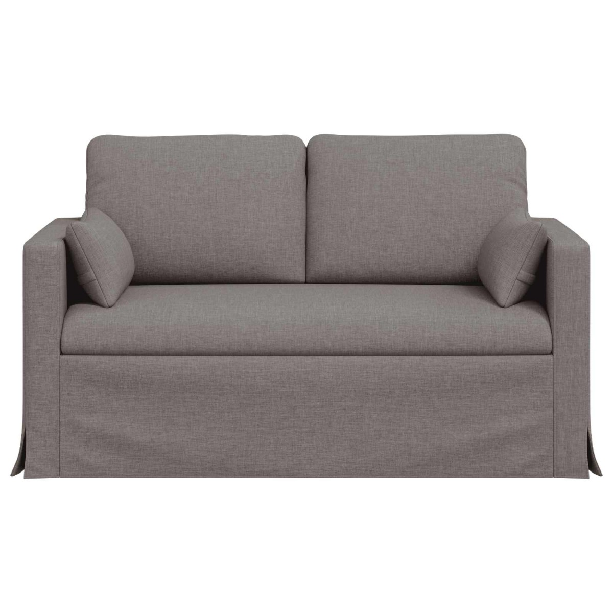 vidaXL Καναπές Taupe 139 x 78 x 80 εκ ύφασμα