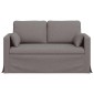 vidaXL Καναπές Taupe 139 x 78 x 80 εκ ύφασμα