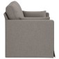 vidaXL Καναπές Taupe 139 x 78 x 80 εκ ύφασμα