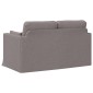 vidaXL Καναπές Taupe 139 x 78 x 80 εκ ύφασμα