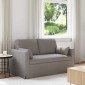 vidaXL Καναπές Taupe 139 x 78 x 80 εκ ύφασμα