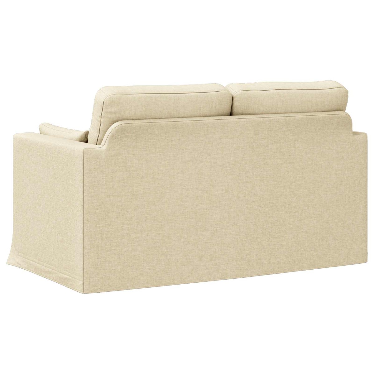 vidaXL Καναπές Κρεμ 139 x 78 x 80 εκ ύφασμα