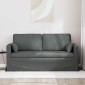 vidaXL Καναπές Σκούρο Γκρι 158 x 78 x 80 εκ ύφασμα