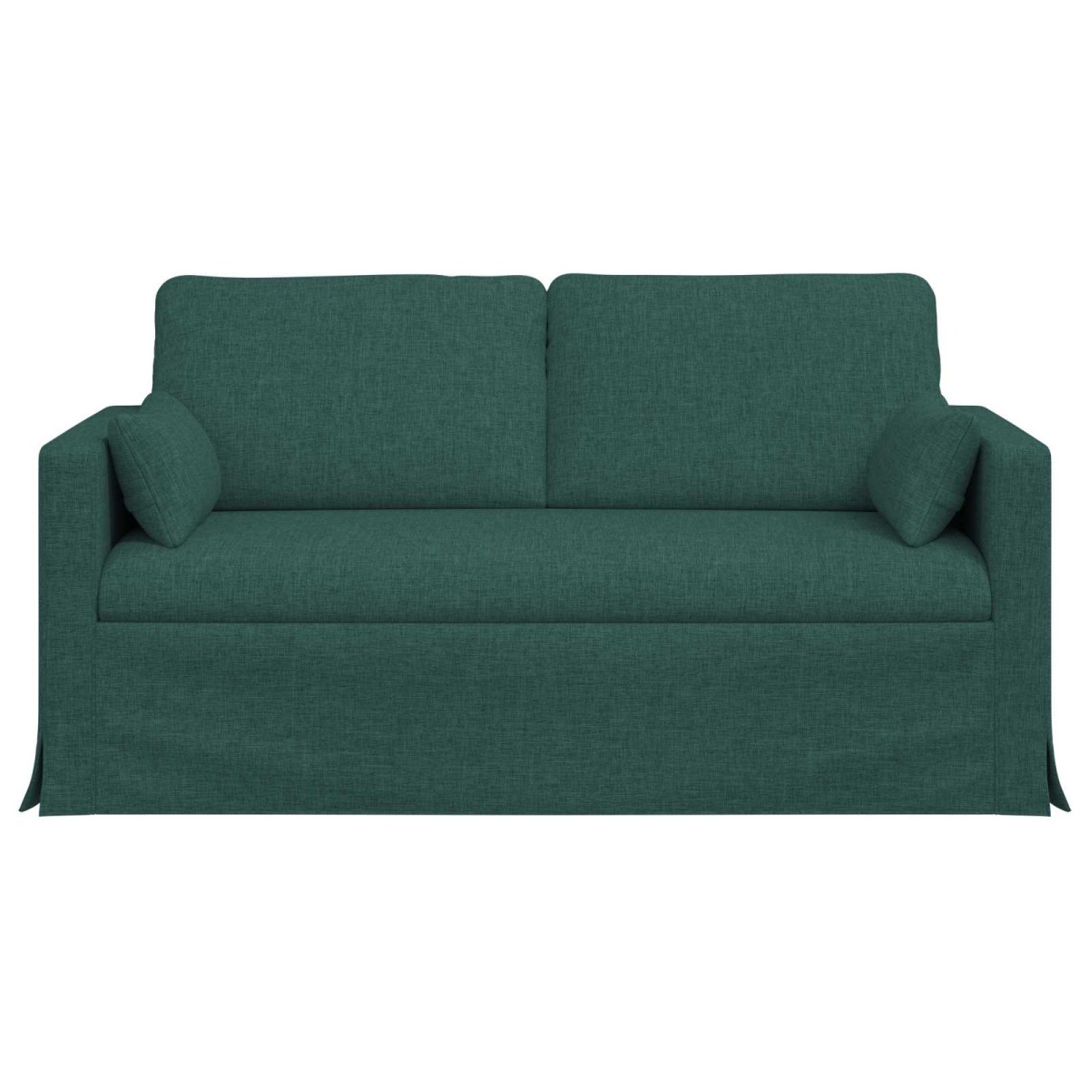 vidaXL Καναπές Σκούρο Πράσινο 158 x 78 x 80 εκ ύφασμα