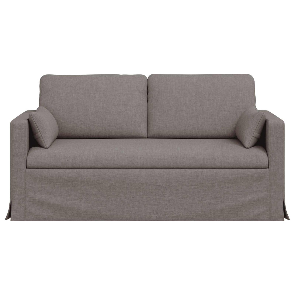 vidaXL Καναπές Taupe 158 x 78 x 80 εκ ύφασμα