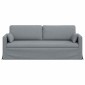 vidaXL Καναπές Ανοιχτό γκρι 78 x 78 x 80 εκ. ύφασμα