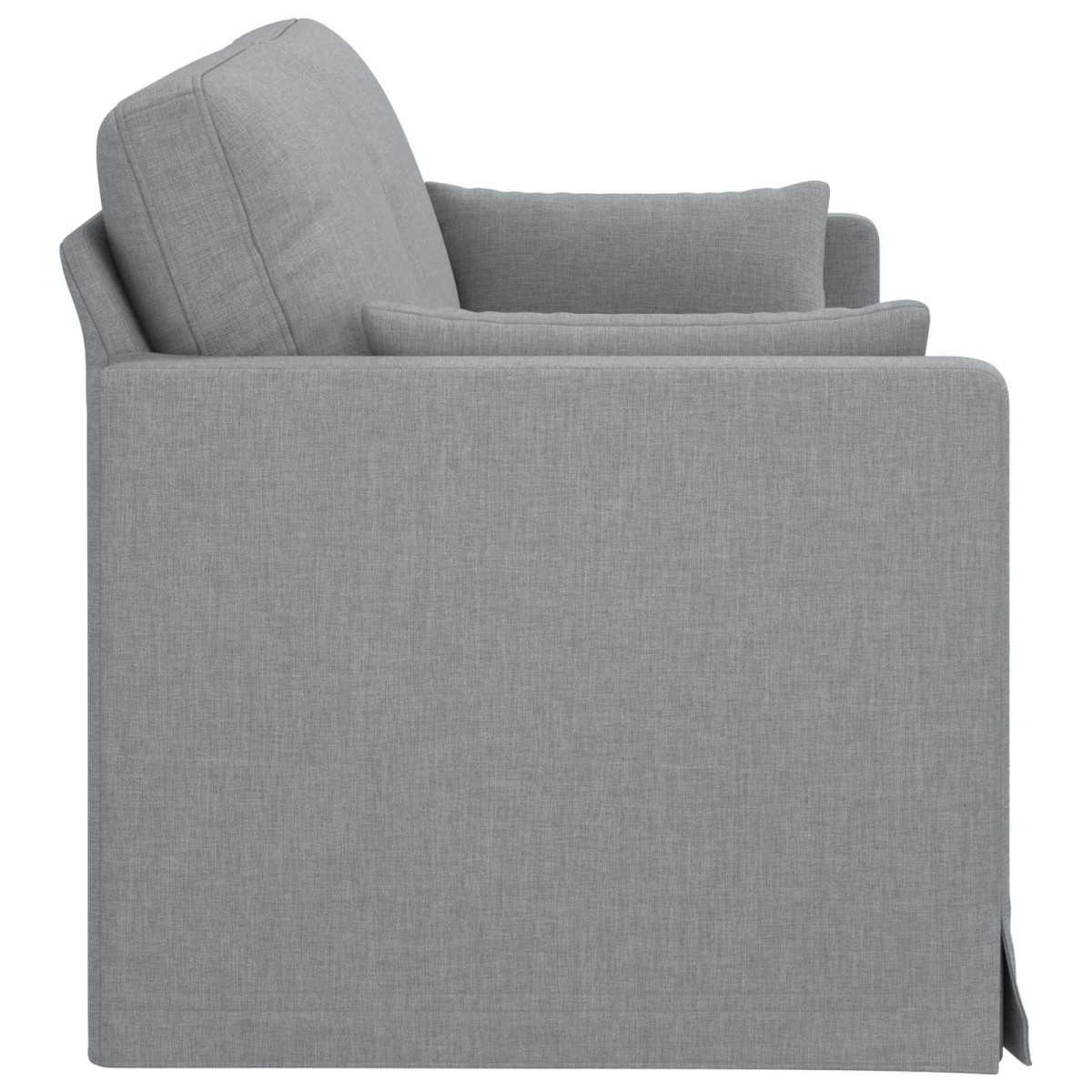 vidaXL Καναπές Ανοιχτό γκρι 78 x 78 x 80 εκ. ύφασμα