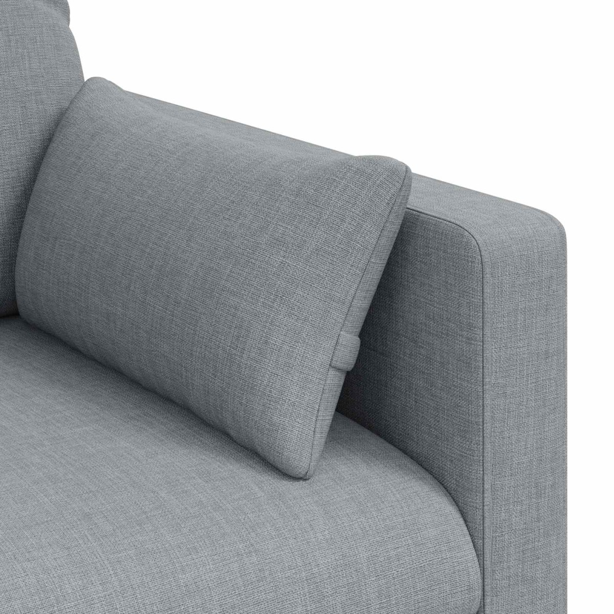 vidaXL Καναπές Ανοιχτό γκρι 78 x 78 x 80 εκ. ύφασμα
