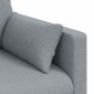 vidaXL Καναπές Ανοιχτό γκρι 78 x 78 x 80 εκ. ύφασμα